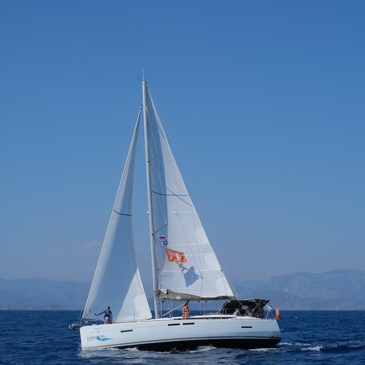 Yachting lifestyle scene